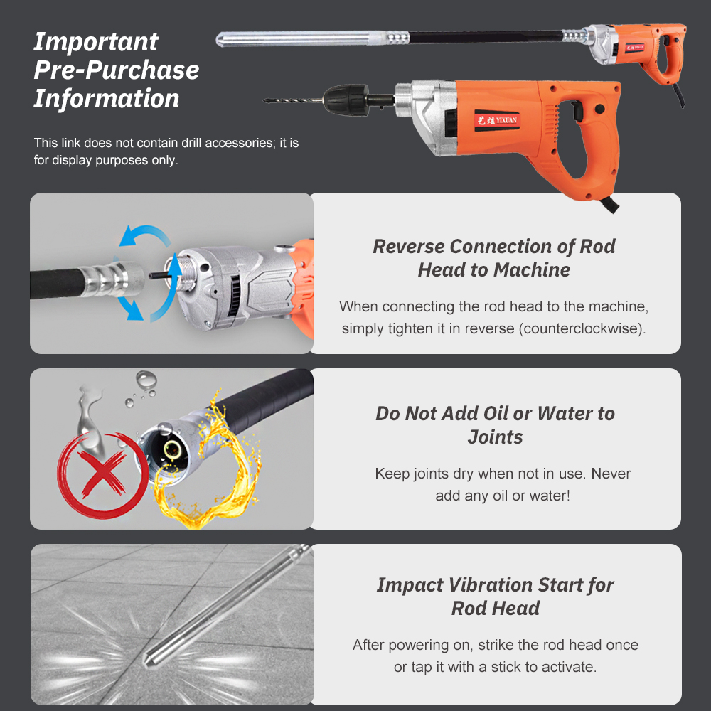 Electric Construction Concrete - Air Bubble Remover incelemesi ve fiyatı