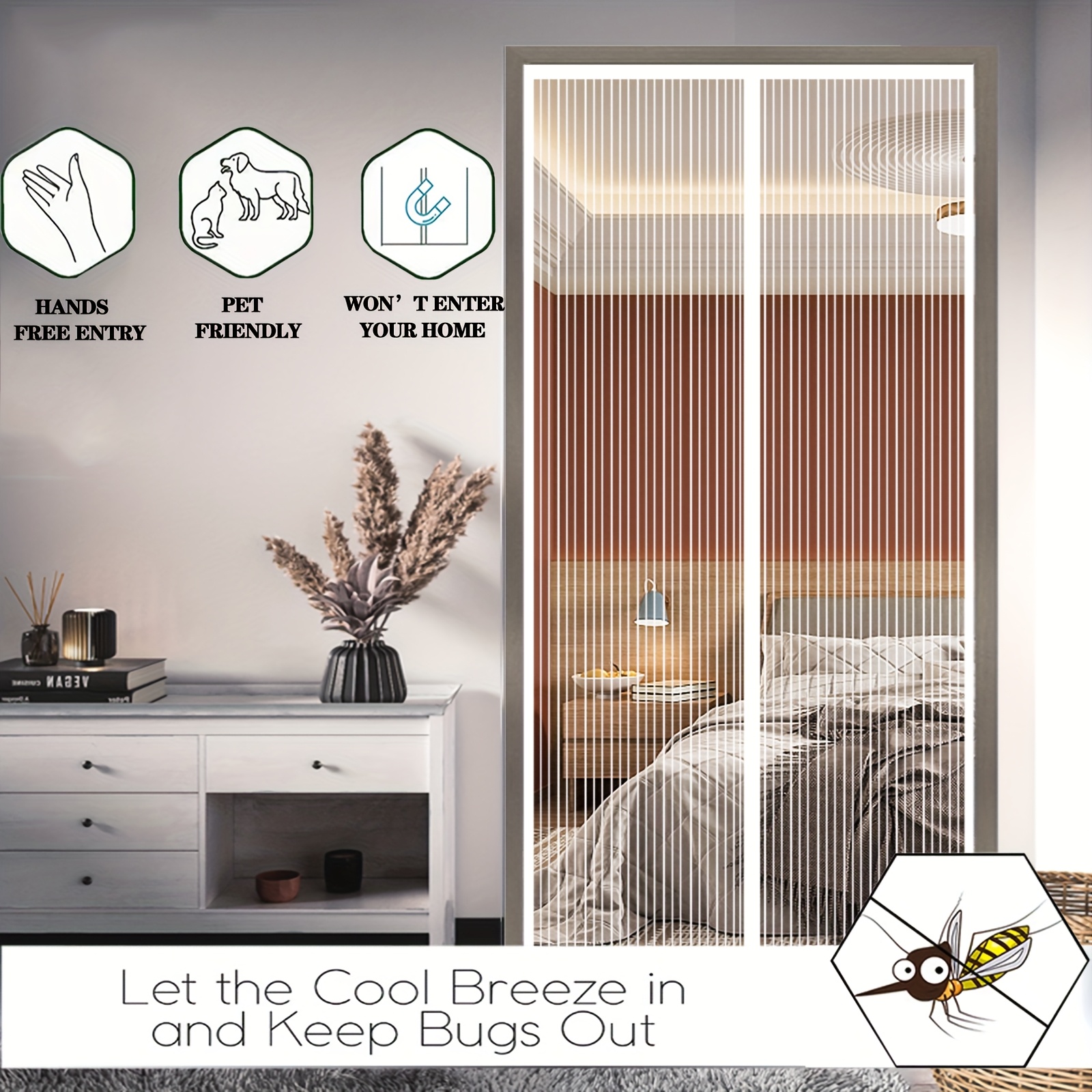 Auto-Close Magnetic Mosquito D - Privacy Screen Protector incelemesi ve fiyatı