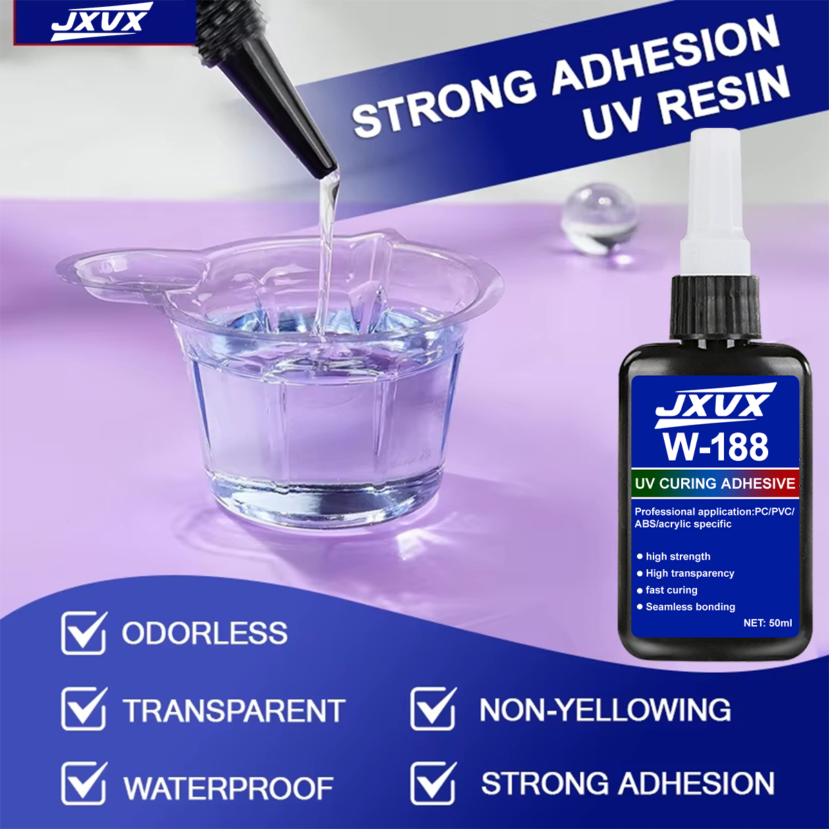 2025 Professional UV Resin-Qui - Liquid Uv Glue Kit incelemesi ve fiyatı