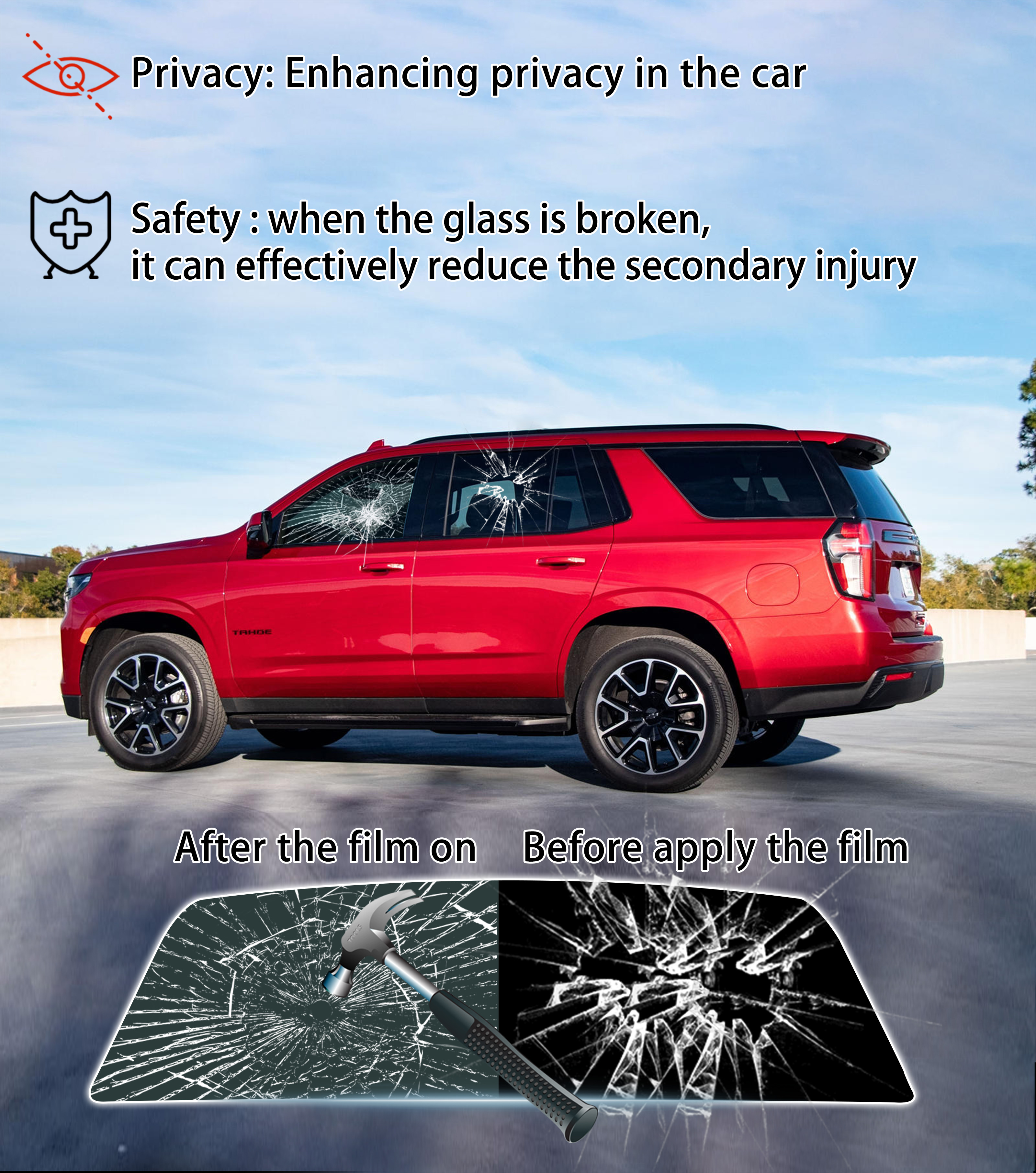 Precut Window Tint Car for For - Glass Protector Auto incelemesi ve fiyatı