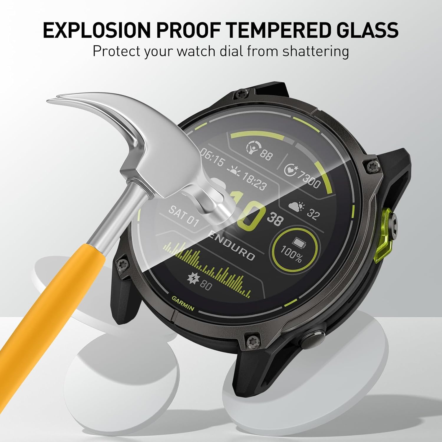 Tempered Glass Films For Garmi - Smartwatch Screen Film incelemesi ve fiyatı