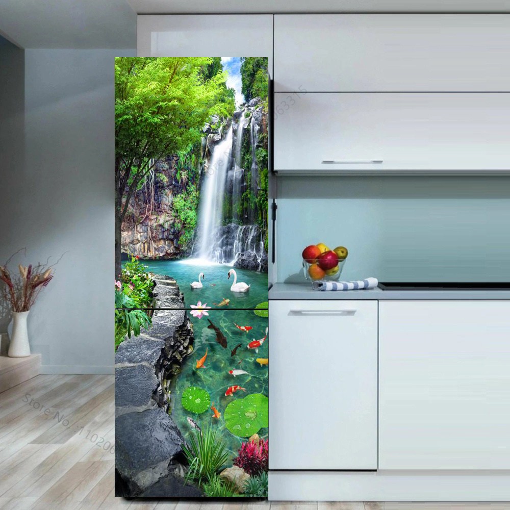 Seaside Beach Fridge Sticker D - Full Cover Adhesive incelemesi ve fiyatı