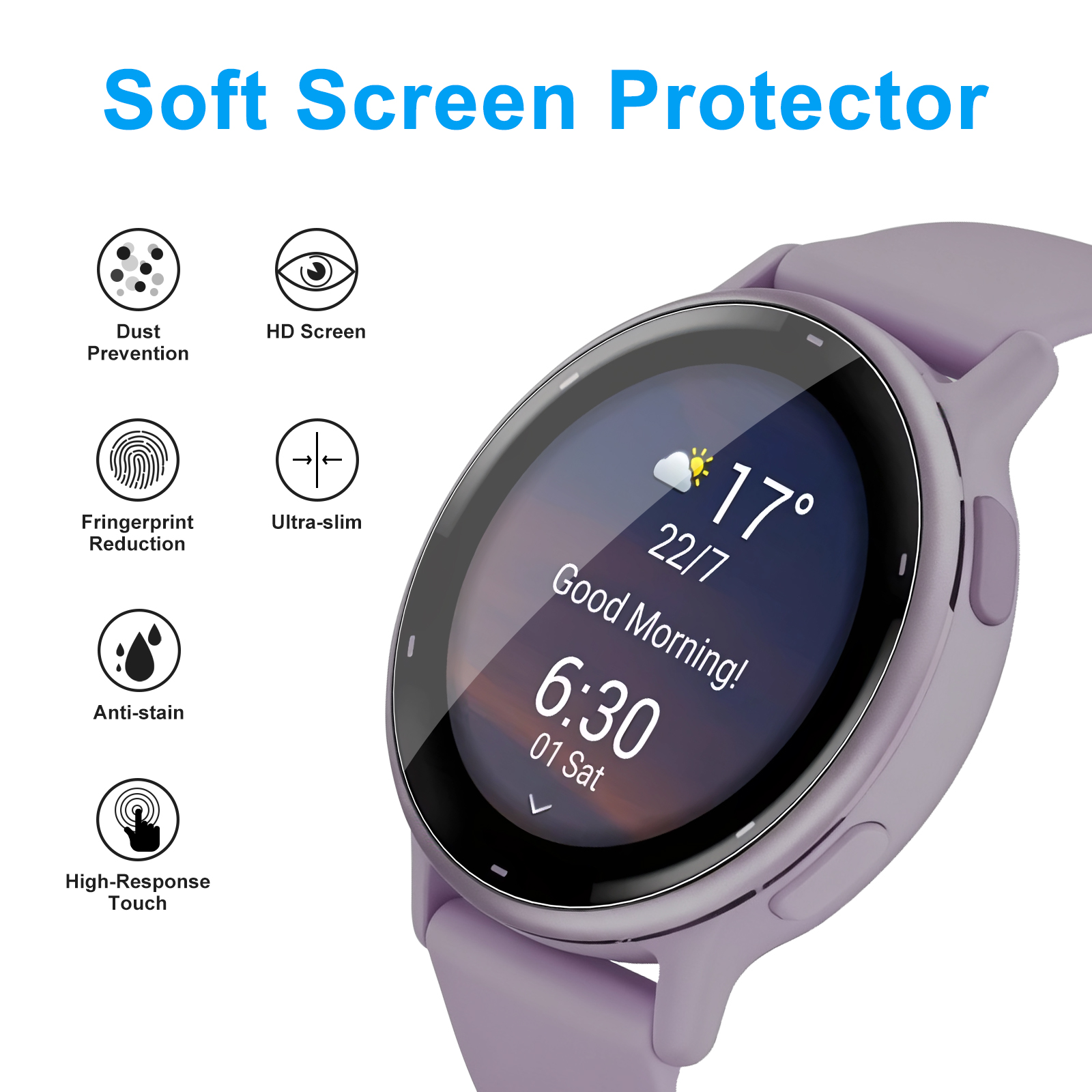Soft Clear Protective Film For - Smartwatch Screen Film incelemesi ve fiyatı