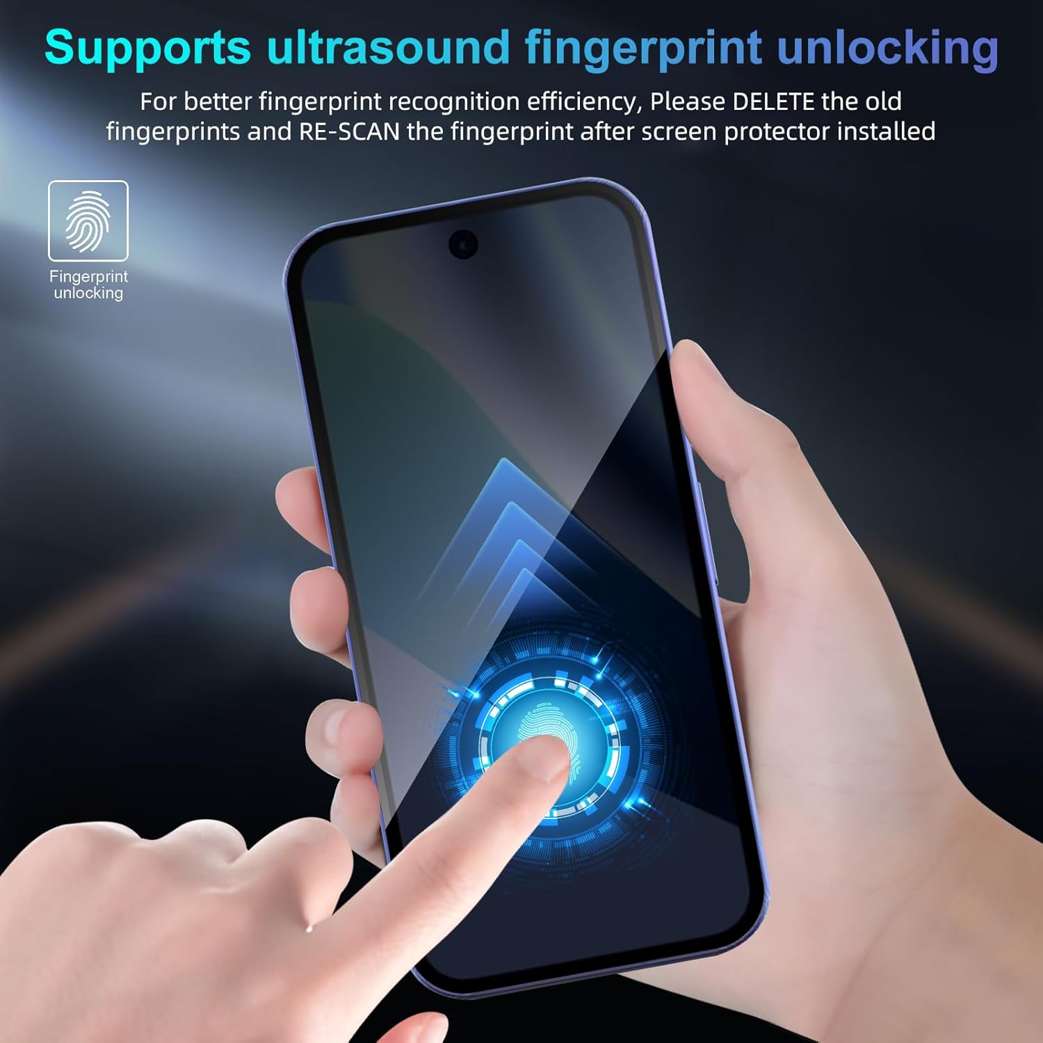 [2 Pack][Fingerprint Unlock Su - Privacy Filter 2Pack incelemesi ve fiyatı