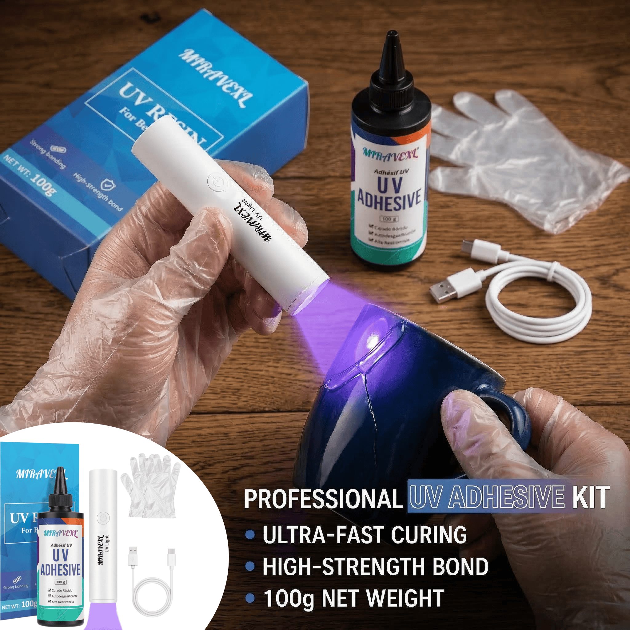 Upgraded UV Resin Kit with USB - Liquid Uv Glue Kit incelemesi ve fiyatı