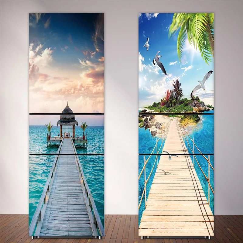 Seaside Beach Fridge Sticker F - Full Cover Adhesive incelemesi ve fiyatı