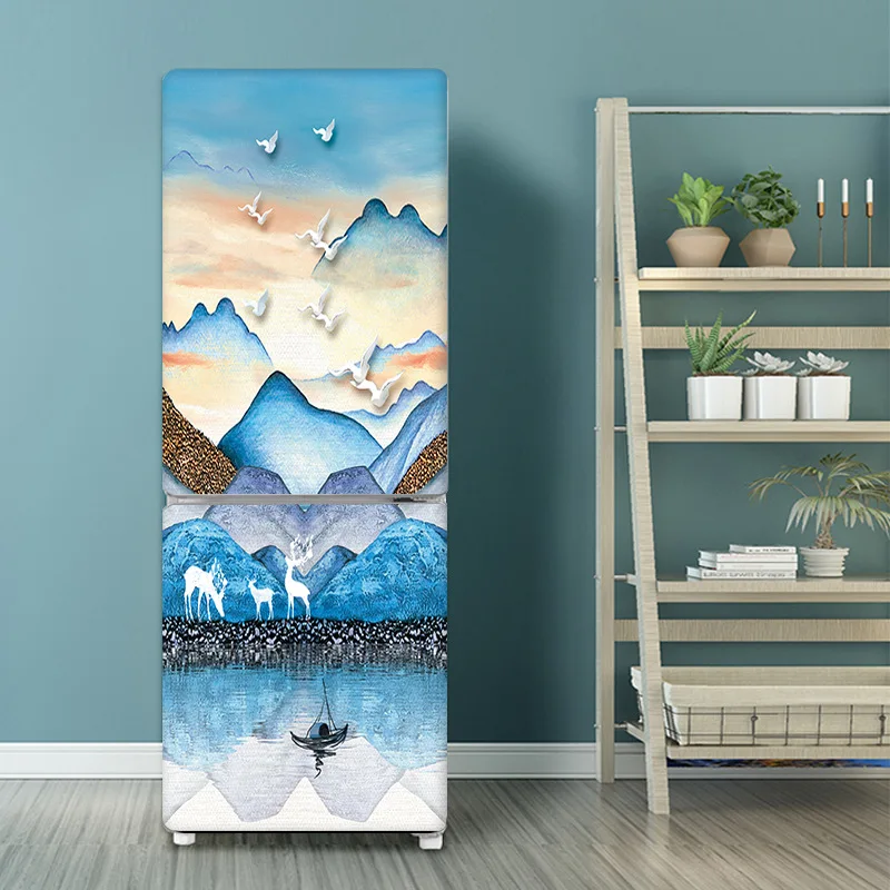 Seaside Beach Fridge Sticker F - Full Cover Adhesive incelemesi ve fiyatı