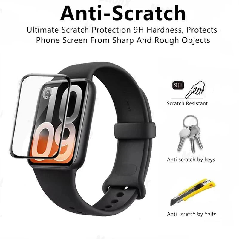 1-5PCS For Xiaomi Mi band 10 P - Smartwatch Screen Film incelemesi ve fiyatı