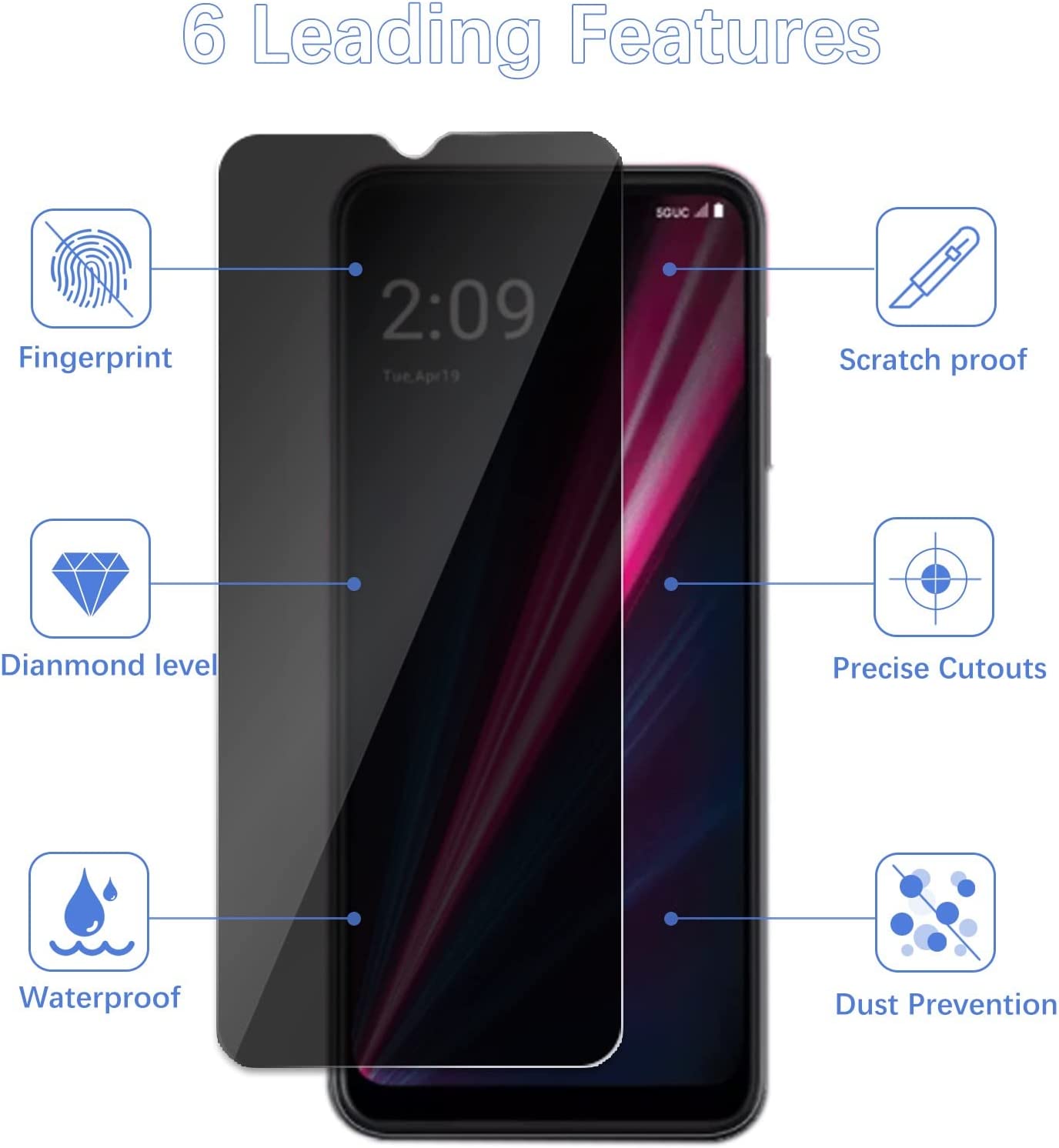 [2 Pack]Fit TCL 40 SE Privacy  - Privacy Filter 2Pack incelemesi ve fiyatı