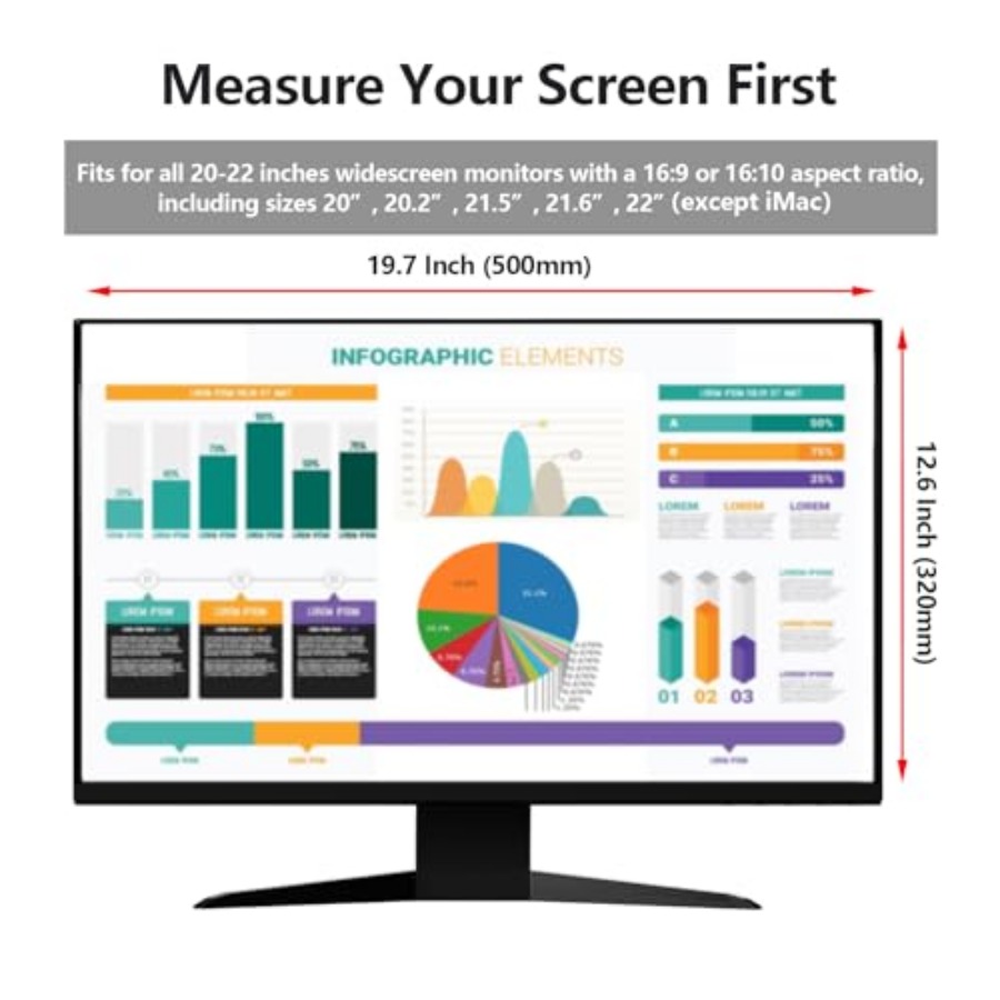 2 Pack Computer Privacy Screen - Privacy Filter 2Pack incelemesi ve fiyatı