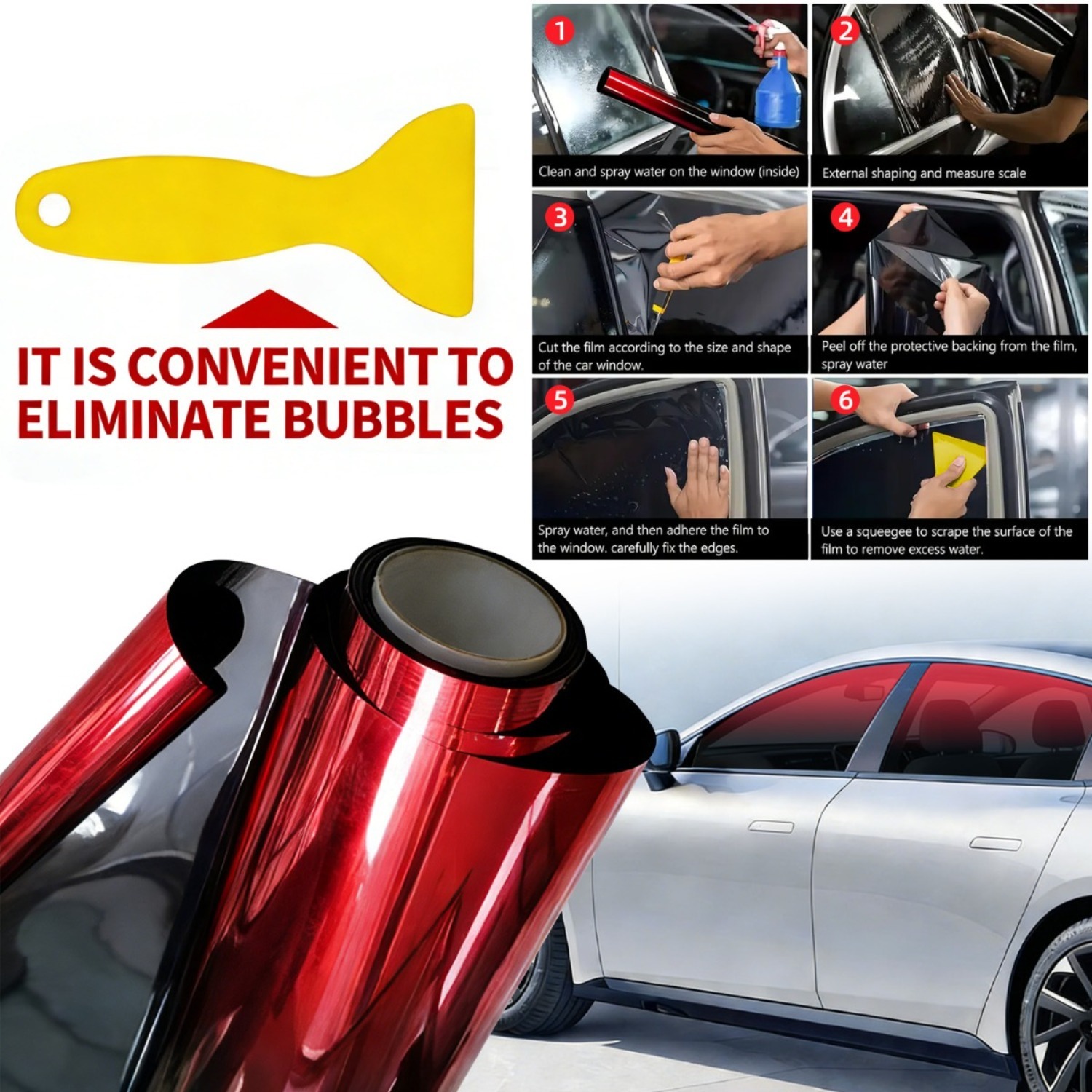 50x300cm Car Window Two-Tone T - Privacy Screen Protector incelemesi ve fiyatı