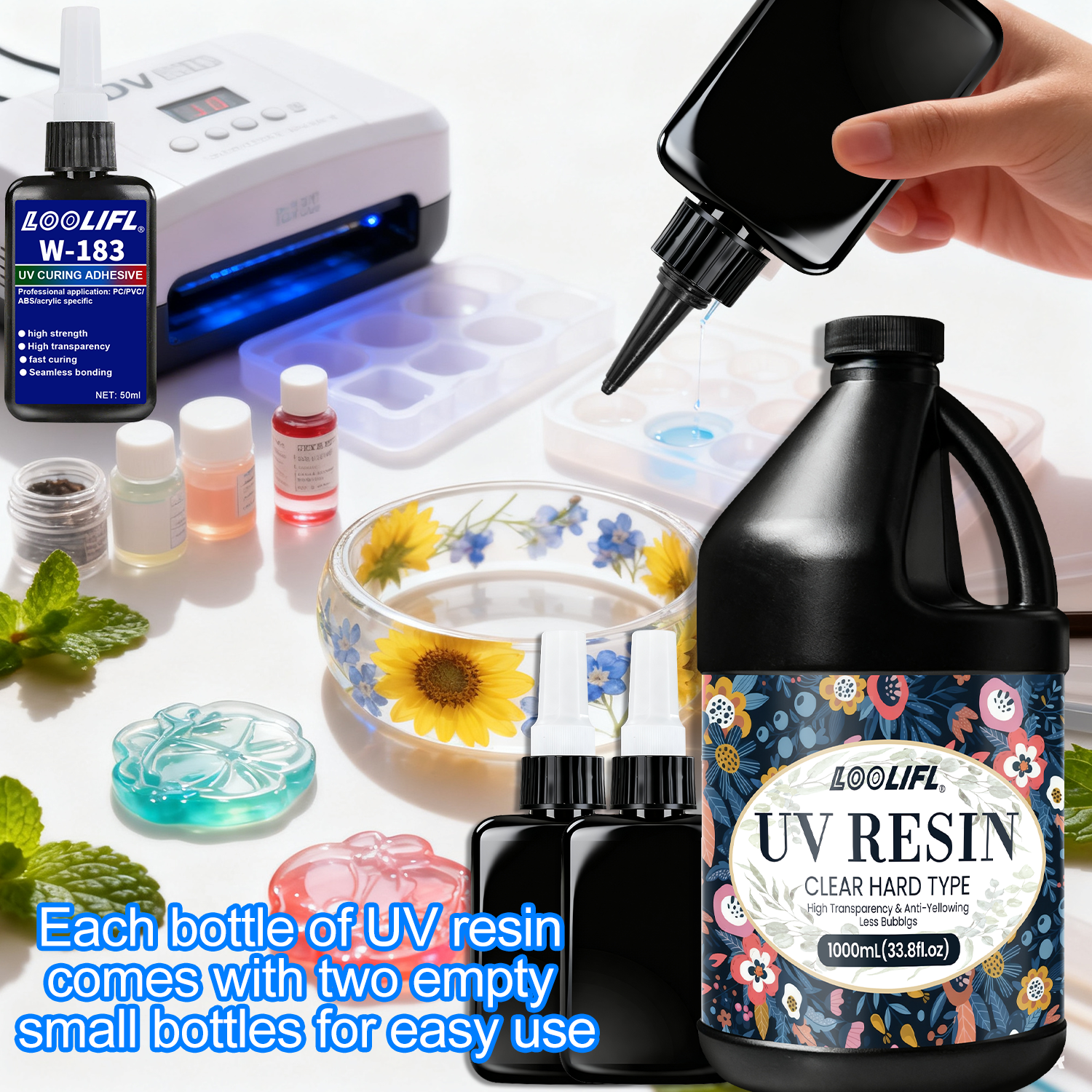 Hot Sell UV Hard Resin Adhesiv - Liquid Uv Glue Kit incelemesi ve fiyatı