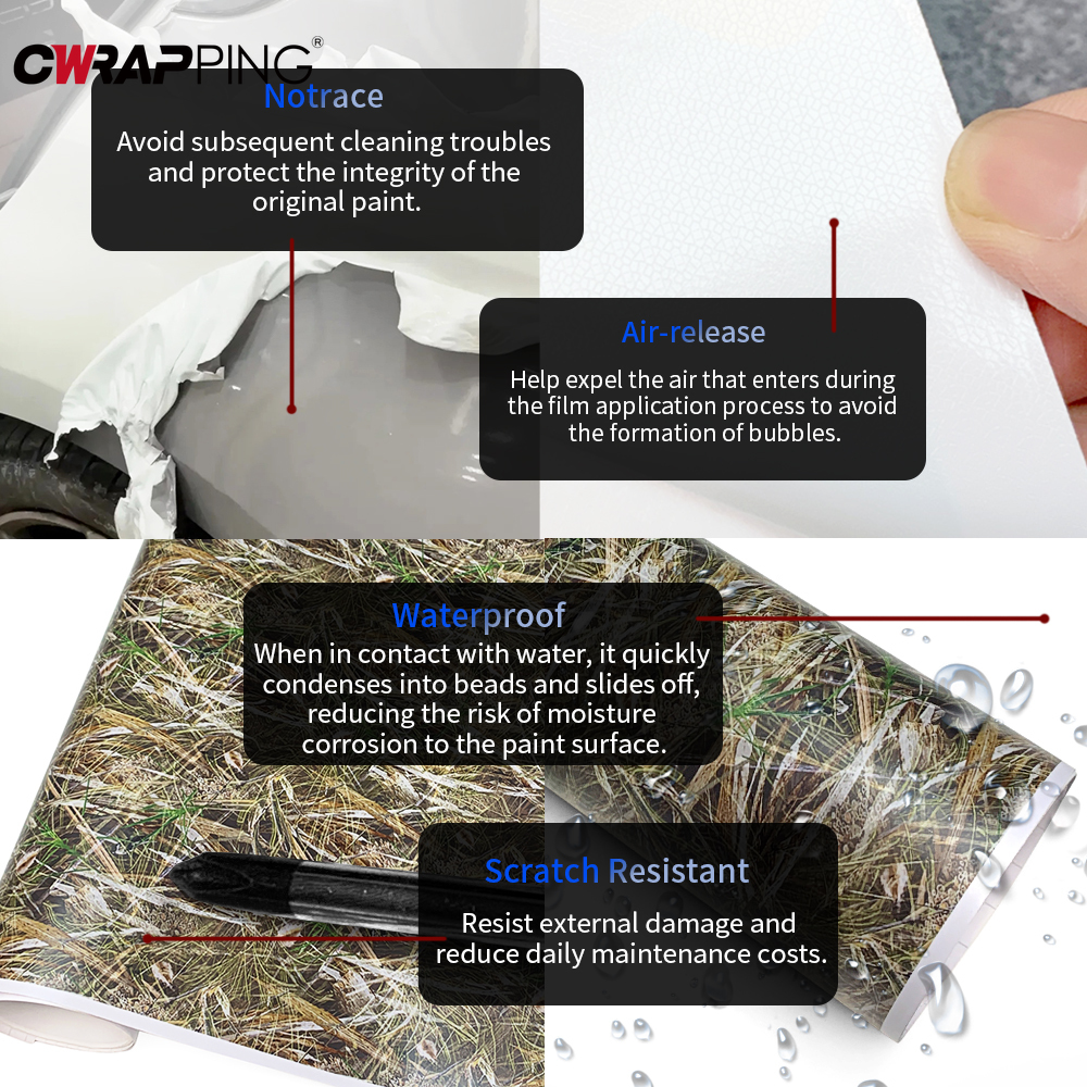 Leaf Camouflage Stickers for C - Full Cover Adhesive incelemesi ve fiyatı