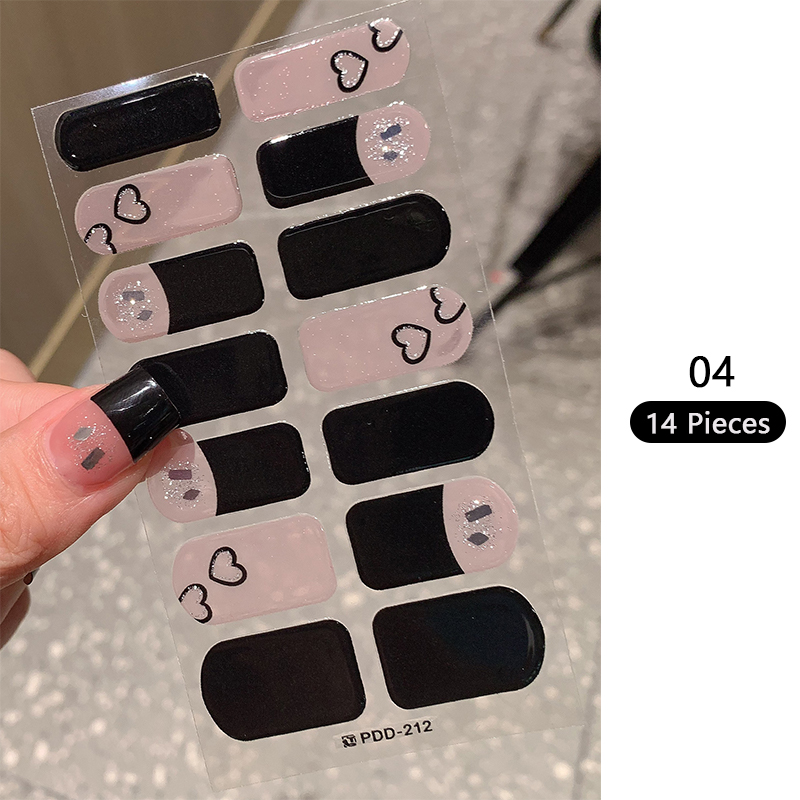 Baking-free Pink Nail Stickers - Full Cover Adhesive incelemesi ve fiyatı
