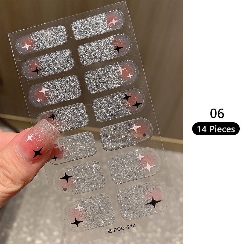 Baking-free Pink Nail Stickers - Full Cover Adhesive incelemesi ve fiyatı