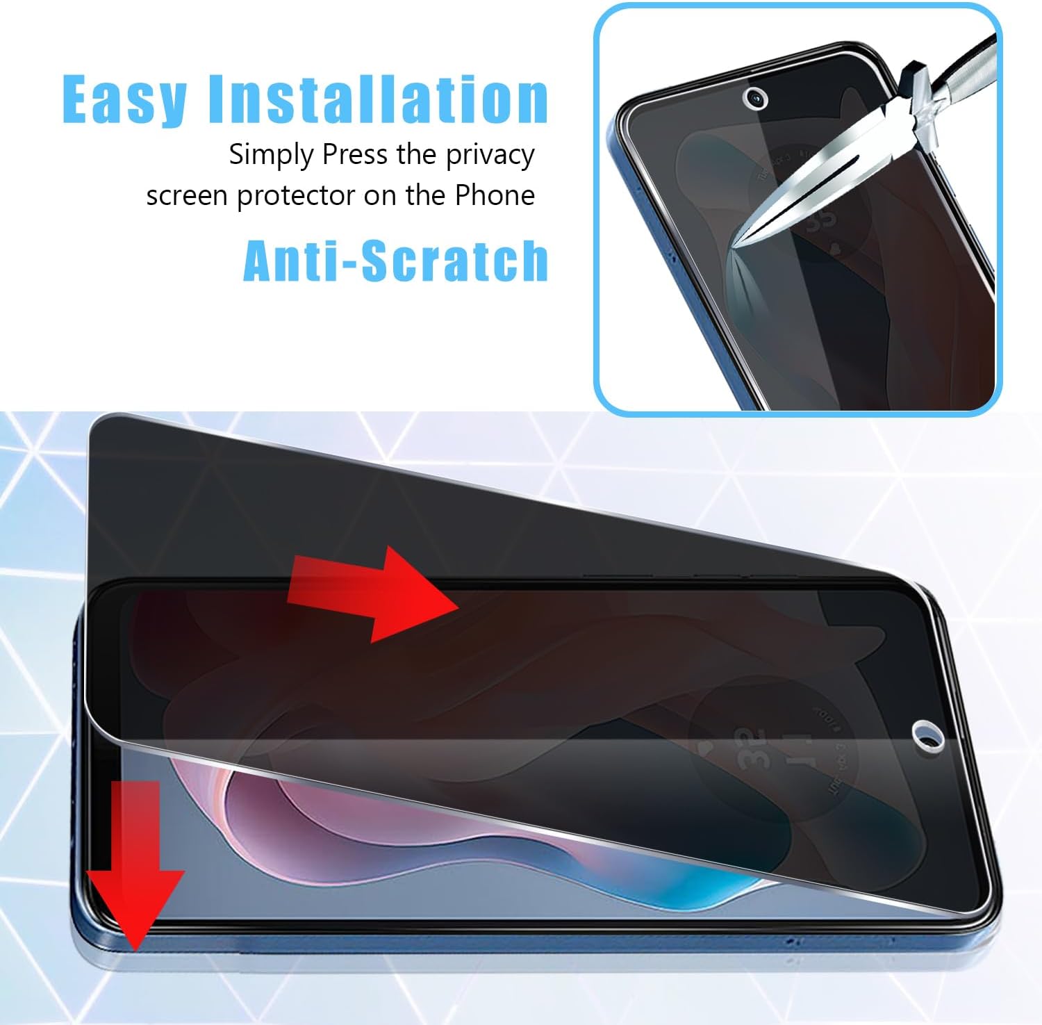 2 PACK Privacy Filter Tempered - Privacy Filter 2Pack incelemesi ve fiyatı