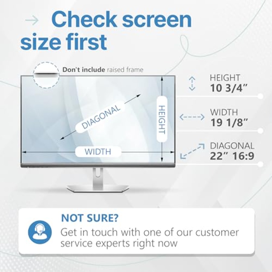 2 Pack 22 Inch 16:9 Privacy Sc - Privacy Filter 2Pack incelemesi ve fiyatı