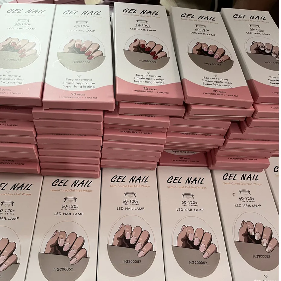 16/18/20Tips Gel Nail Stcikers - Full Cover Adhesive incelemesi ve fiyatı