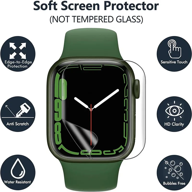3PCS Hydrogel Film for Apple W - Smartwatch Screen Film incelemesi ve fiyatı