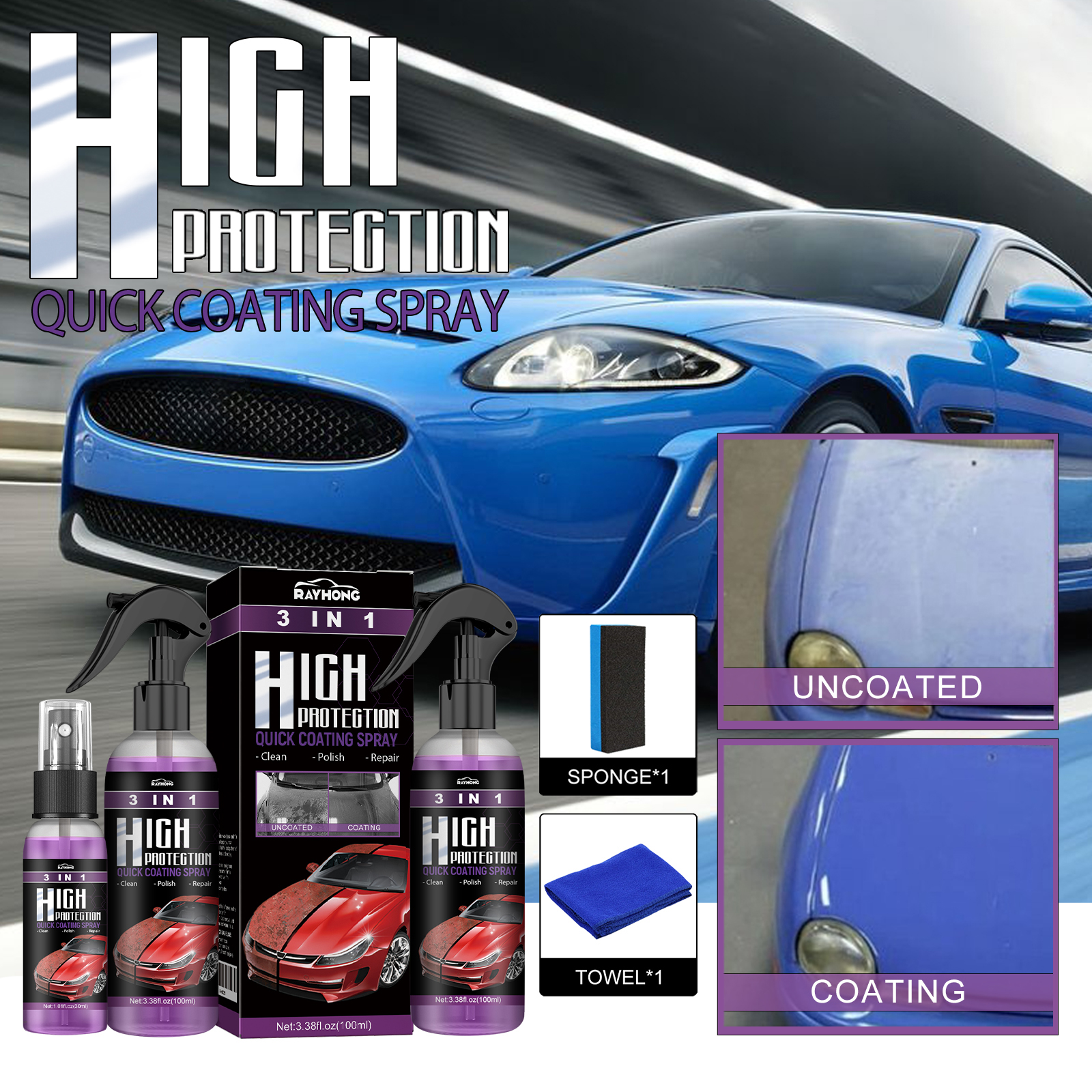 Car Ceramic Nano Coating Liqui - Nano Liquid Coating incelemesi ve fiyatı