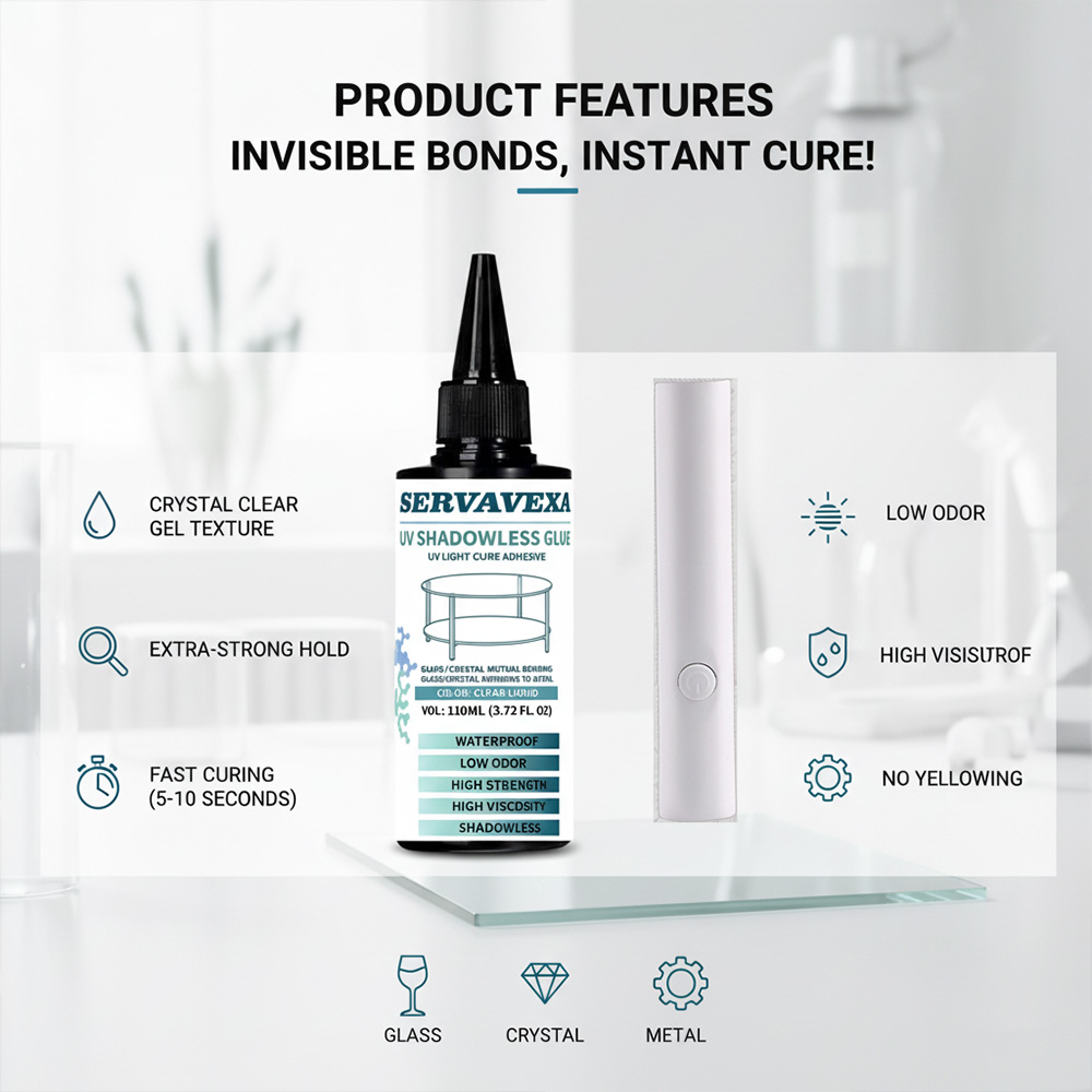 SERVAVEXA 110ml UV Light Cure  - Liquid Uv Glue Kit incelemesi ve fiyatı